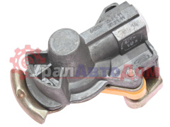 Головка соединительная тормозной системы прицепа 16мм (груз.авто) желтая без клапана БЕЛОМО в интернет-магазине УралАвтоДом