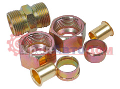 Ремкомплект трубки тормозной пластиковой d=15х1.0 (2гайки, 2штуцера, 2втулки, преходник-трубка) СПЕЦМАШ в интернет-магазине УралАвтоДом