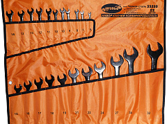 Набор ключей комбинированных 22 пр. 6-32 мм черная сталь сумка АвтоДело  в интернет-магазине УралАвтоДом