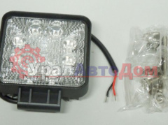 Фара дополнительная светодиодная MK2009-24W 8CHIPS?24W?1680LM? 9-30V квадратная в интернет-магазине УралАвтоДом