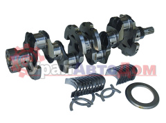 Вал коленчатый ЗИЛ-5301 в сборе с вкладышами в упаковке , под 2 шпонки,  шлиц (7 отверстий) ММЗ в интернет-магазине УралАвтоДом