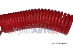 Шланг пневматический витой М16 L=7.5м (красный) Polyurethane STARTEC в интернет-магазине УралАвтоДом