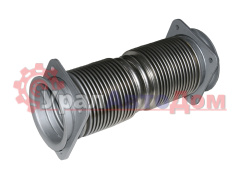 Металлорукав КАМАЗ-ЕВРО, НЕФАЗ дв.CUMMINS СБ (нержавеющая сталь) L=400мм,  D=115мм МЕТАЛЛОКОМПЕНСАТОР в интернет-магазине УралАвтоДом