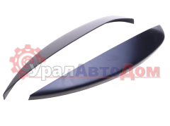 Накладка фары ГАЗ-3302 Н/О декоративная (ресничка) верхняя некрашеная комплект в интернет-магазине УралАвтоДом