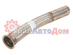 Металлорукав ЗИЛ-4331 в сборе в оплетке L=719мм,  D=95мм (нержавеющая сталь) МЕТАЛЛОКОМПЕНСАТОР в интернет-магазине УралАвтоДом