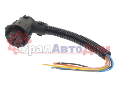 Штекер МАЗ угловой (6 проводов,  байонет) СПЕЦМАШ в интернет-магазине УралАвтоДом