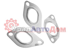 Прокладка ЗИЛ-5301 ЕВРО-2, 3 коллектора выпускного комплект 3шт.металл АВТОПРОКЛАДКА в интернет-магазине УралАвтоДом