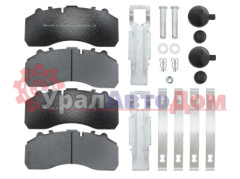 Колодки дисковые 29087/29253/29061 с уст.комлп., а/м КамАЗ 5490/ 54901/ SAF/ BPW (AFD) А-701-03 в интернет-магазине УралАвтоДом