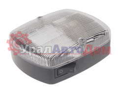 Плафон освещения кузова, фургона ГАЗель Next квадратный с выключателем АЭК в интернет-магазине УралАвтоДом