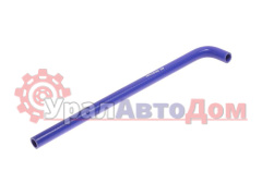 Патрубок ГАЗель Next отопителя подводящий синий силикон MEGAPOWER в интернет-магазине УралАвтоДом