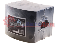 Накладка тормозной колодки JAC N120 (20-) КАМАЗ Компас-12 передние сверл.к-т 8шт.с заклеп.MEGAPOWER в интернет-магазине УралАвтоДом