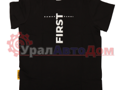 Футболка КАМАЗ-54901 \"FIRST\" черная (р.50) в интернет-магазине УралАвтоДом
