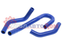 Патрубок ГАЗон Next отопителя комплект 3шт. силикон MEGAPOWER в интернет-магазине УралАвтоДом